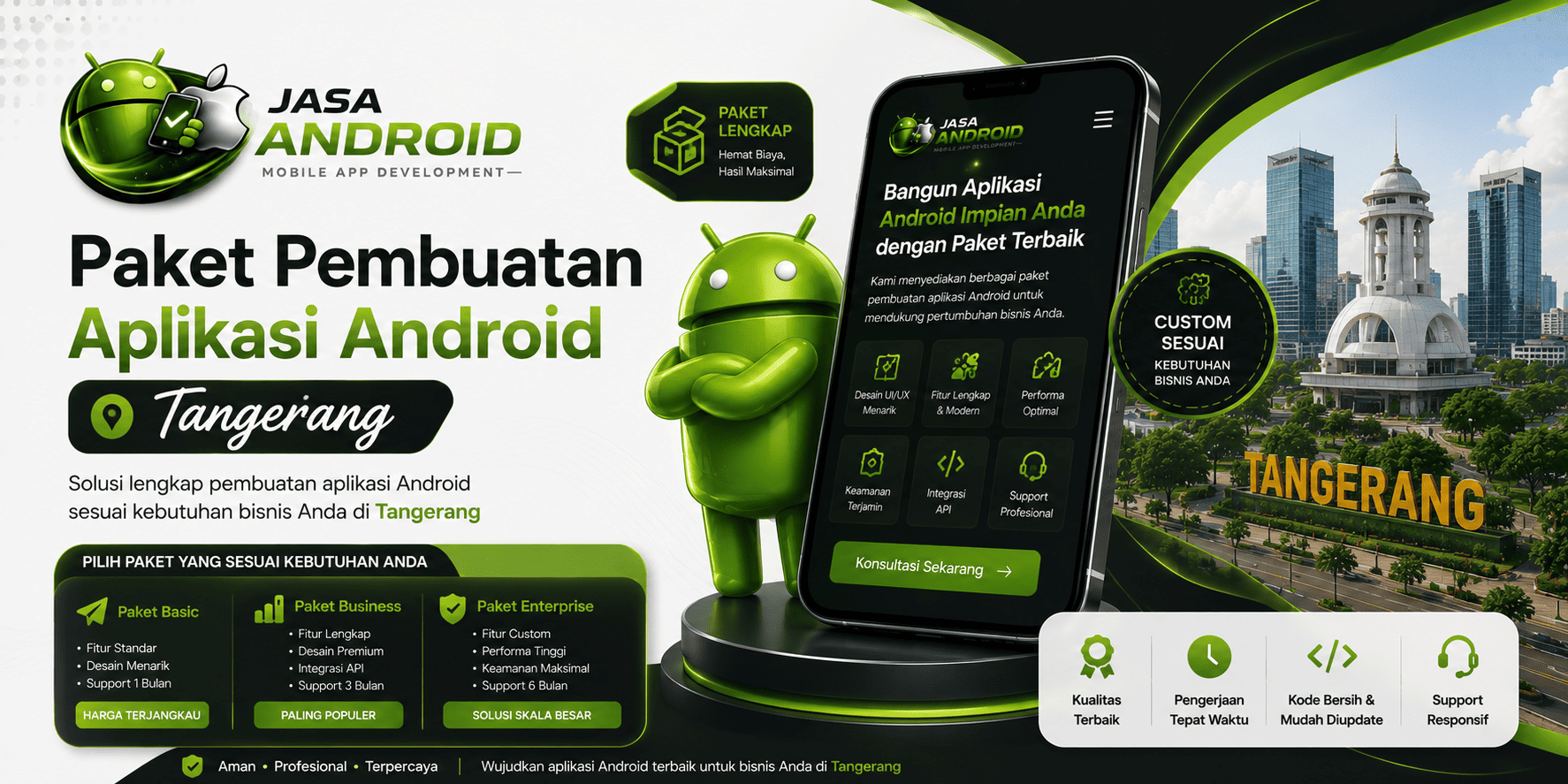 Paket Pembuatan Aplikasi Android Tangerang untuk Bisnis Modern dan Profesional